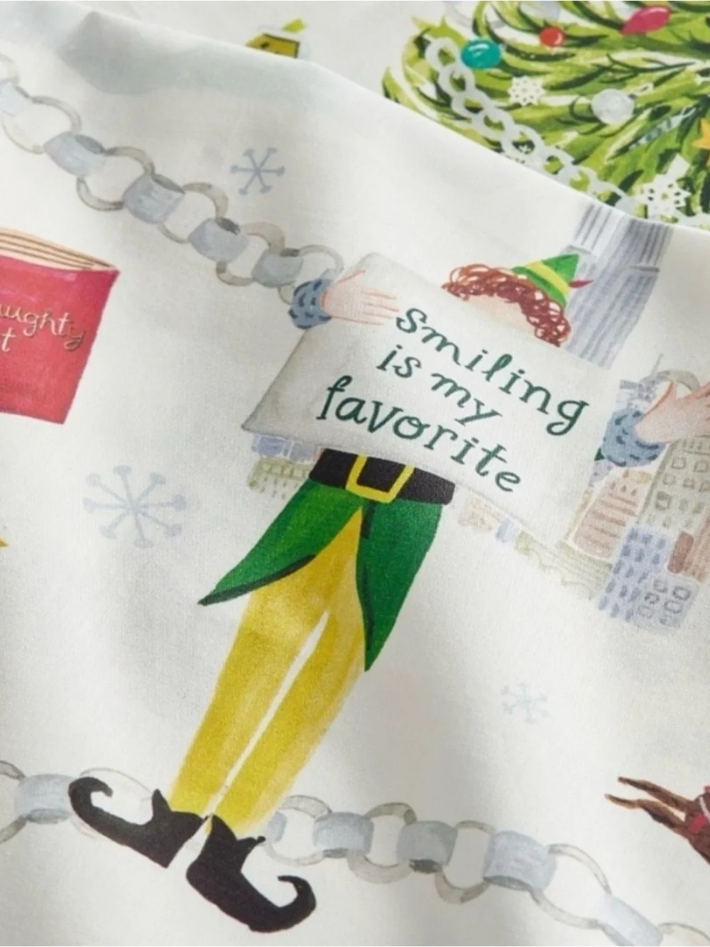 NWT POTTERY BARN Buddy the ELF Quilted Pillow Sham Standard New with Tags